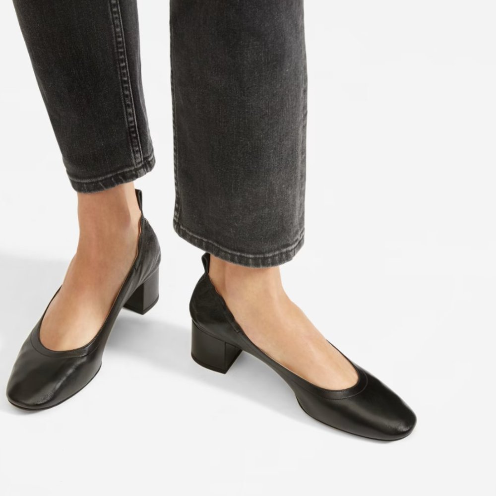 Everlane Italian Leather Day Heel
